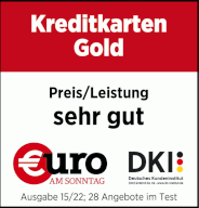 Testsiegel TF Bank TF Mastercard Gold 