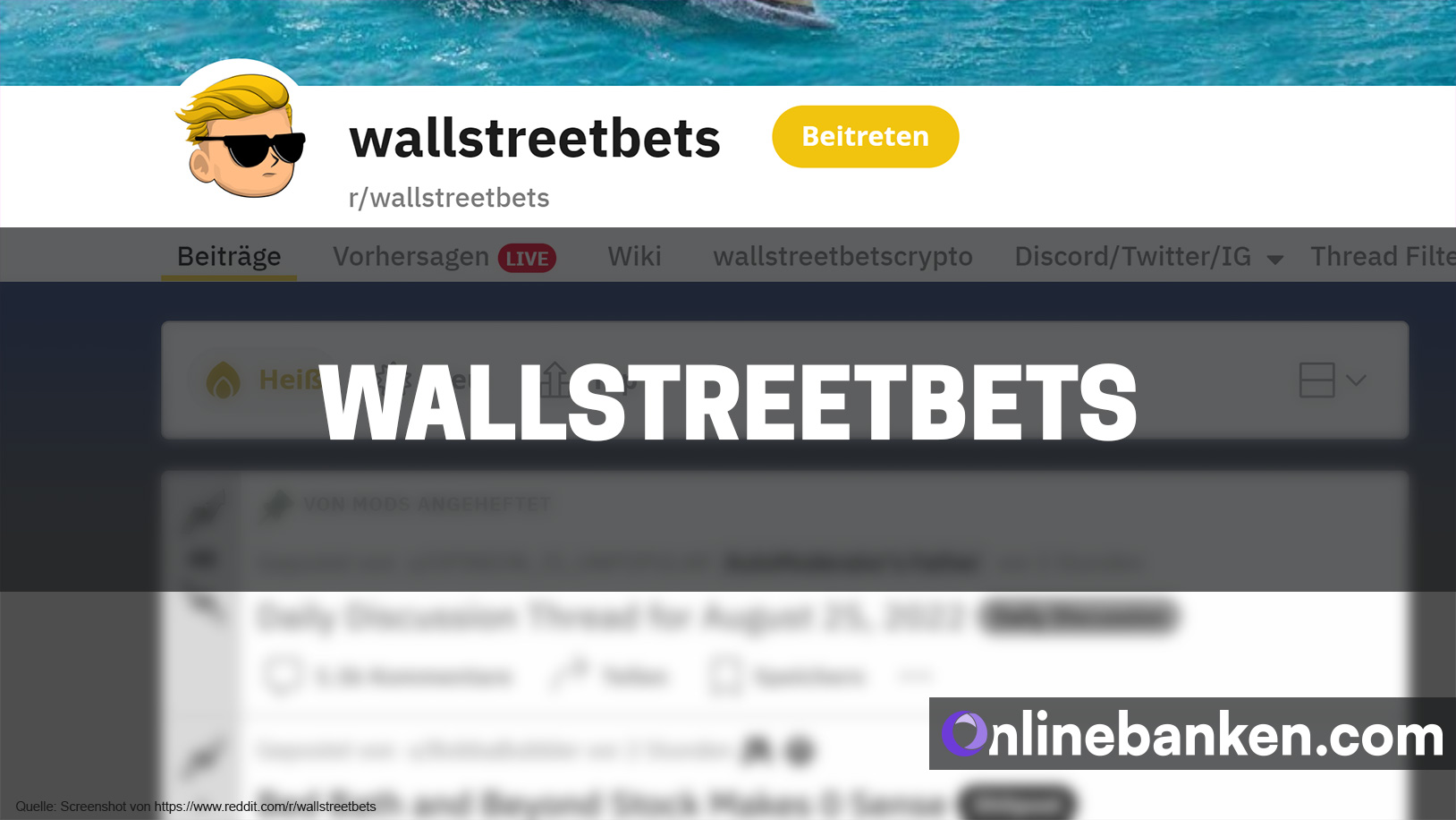 WallStreetBets (WSB, beitragsbild)